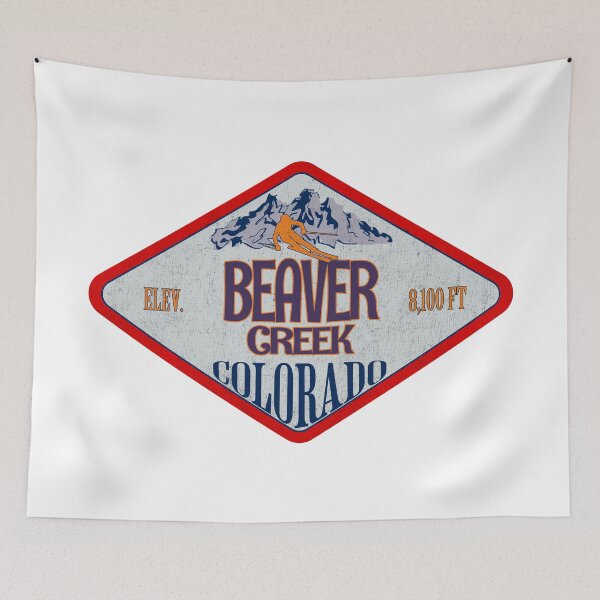 Item preview, Beaver Creek Ski Resort, Colorado, Vintage skiing badge design designed and sold by Wanderful-roads.
