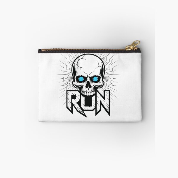 Item preview, ? RUN: Cyberpunk Skull with Blue Eyes Design ? designed and sold by LegendsOfLife37.