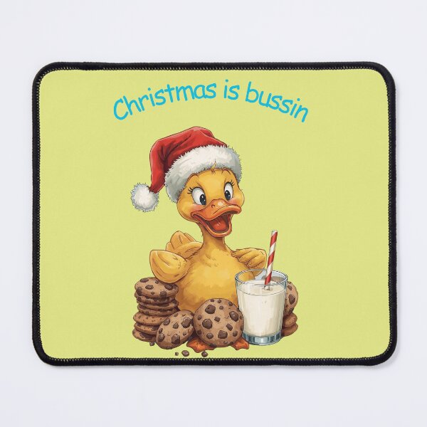 Item preview, Home Alone With Snacks – Christmas Is Bussin Funny Duck Parody Design designed and sold by zoocore.