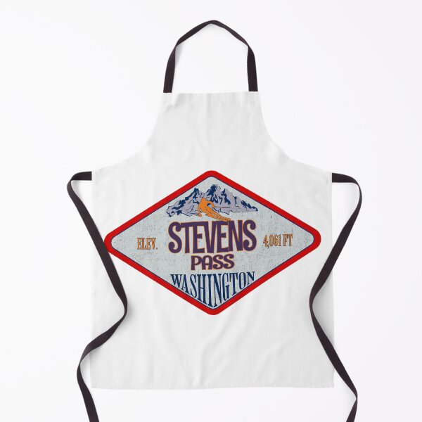 Item preview, Stevens Pass Ski Resort, Washington, Vintage skiing badge design designed and sold by Wanderful-roads.
