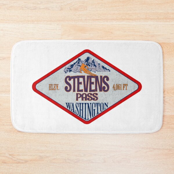 Item preview, Stevens Pass Ski Resort, Washington, Vintage skiing badge design designed and sold by Wanderful-roads.