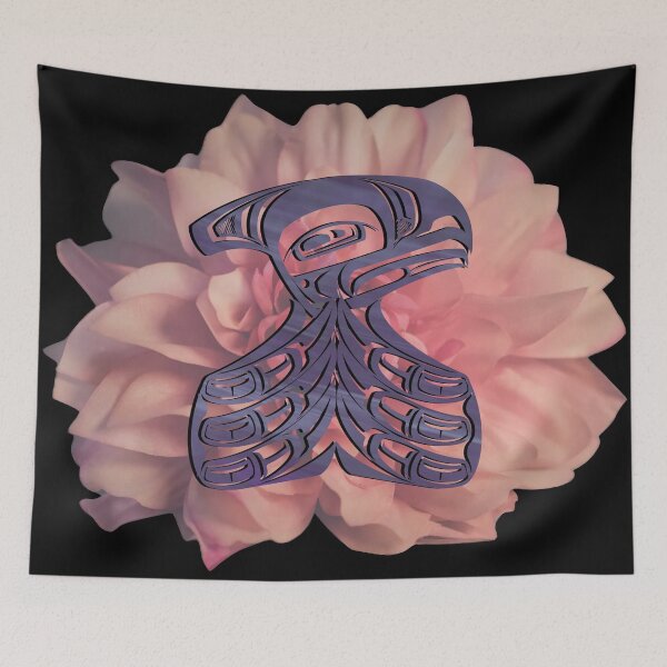 Item preview, Floral Indigenous-Style Eagle Artwork designed and sold by Tiffany's Designs.