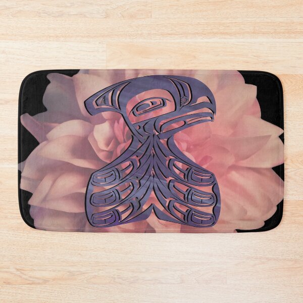 Item preview, Floral Indigenous-Style Eagle Artwork designed and sold by Tiffany's Designs.