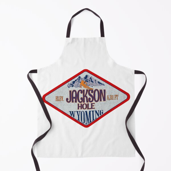 Item preview, Jackson Hole Ski Resort, Wyoming, Vintage skiing badge design designed and sold by Wanderful-roads.