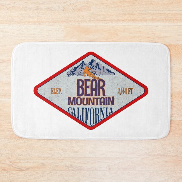 Item preview, Bear Mountain Ski Resort, California, Vintage skiing badge design designed and sold by Wanderful-roads.