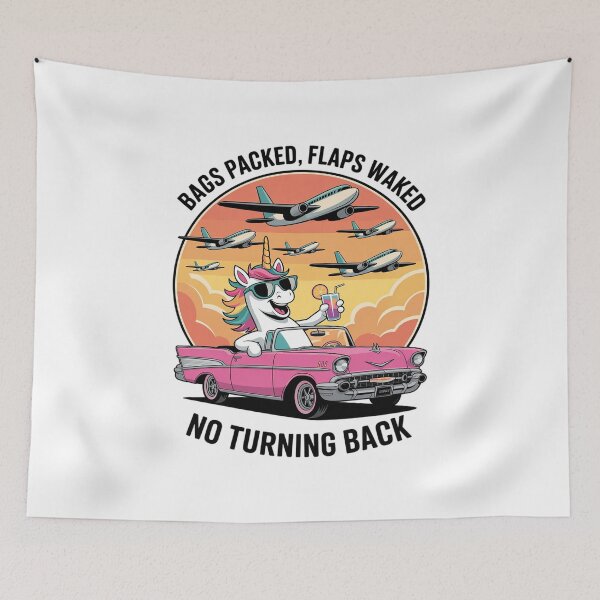 Item preview, Bags Packed Flaps Waxed No Turning Back Travel Trip 43  designed and sold by MathisBellanger.