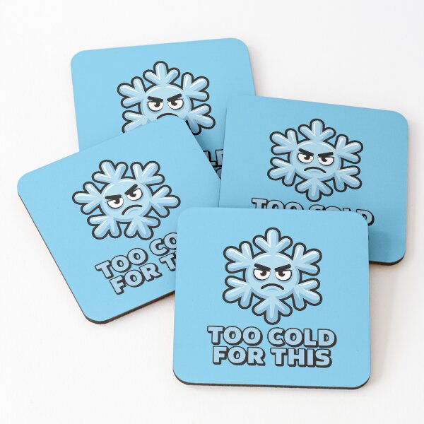 Item preview, Too Cold For This – Angry Snowflake designed and sold by DabrowskiDesign.