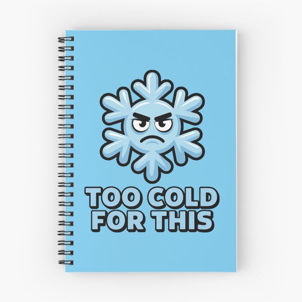 Item preview, Too Cold For This – Angry Snowflake designed and sold by DabrowskiDesign.