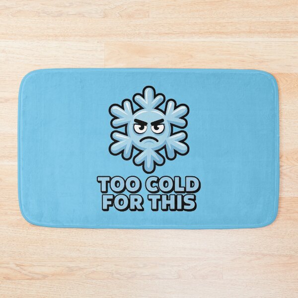 Item preview, Too Cold For This – Angry Snowflake designed and sold by DabrowskiDesign.