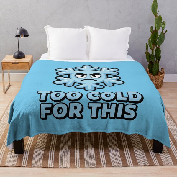 Item preview, Too Cold For This – Angry Snowflake designed and sold by DabrowskiDesign.