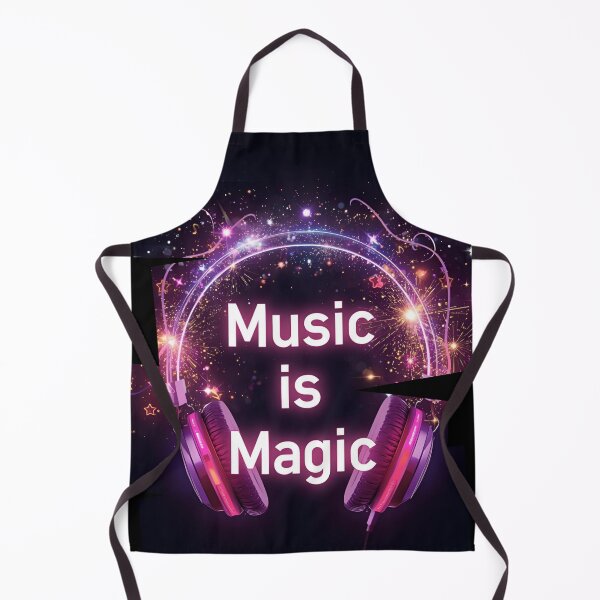 Item preview, Music is Magic – headphones releasing glowing sparkles 5  designed and sold by Neon G.