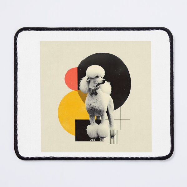 Item preview, Poodle as Bauhaus Style Art – Modern Geometric Pet Poster, Minimal Abstract Animal Decor, Bauhaus Dog Print for Pet & Art Lovers designed and sold by OzzFrequency.