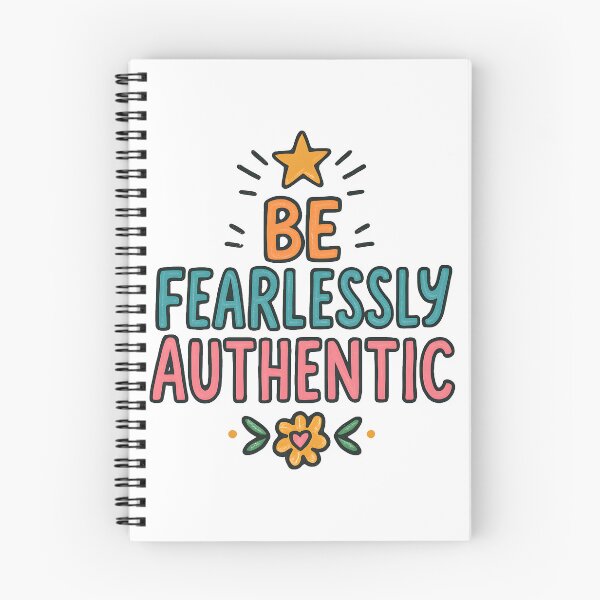 Item preview, To fBe Fearlessly Authentic Motivational Quote. designed and sold by The-T-In-Retro.