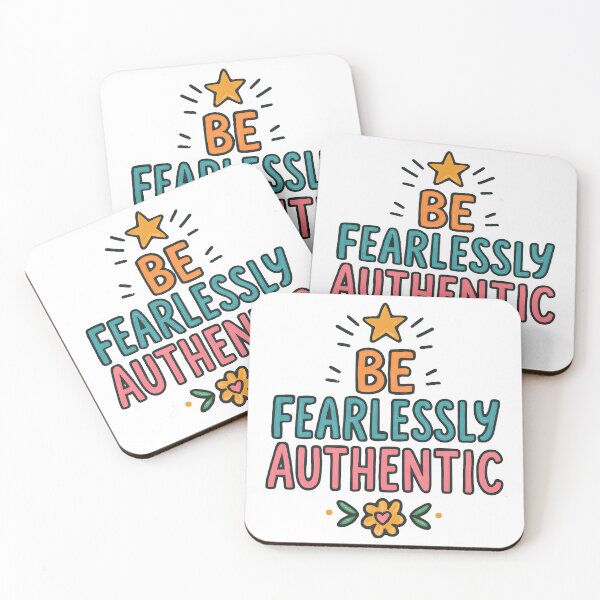 Item preview, To fBe Fearlessly Authentic Motivational Quote. designed and sold by The-T-In-Retro.