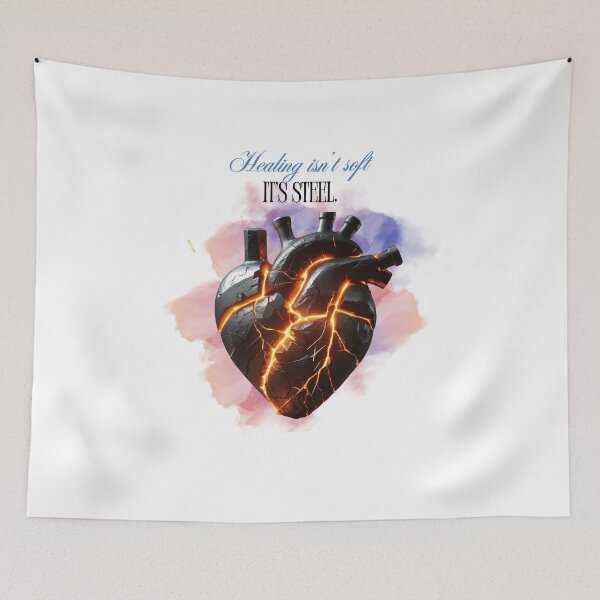 Item preview, Healing Is Made Of Steel designed and sold by SloganSauce.