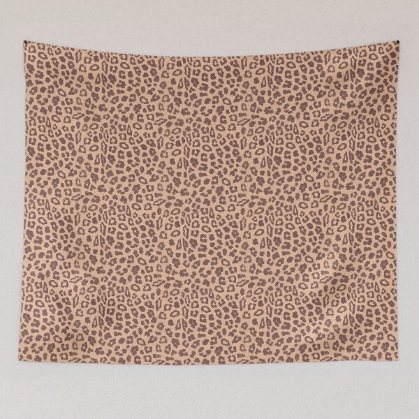 Item preview, Leopard Faux Denim Animal Print Art designed and sold by Sateenery.