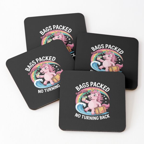 Item preview, Bags Packed Flaps Waxed No Turning Back Unicorn Humor Summer  designed and sold by MathisBellanger.