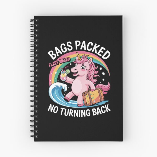 Item preview, Bags Packed Flaps Waxed No Turning Back Unicorn Humor Summer  designed and sold by MathisBellanger.