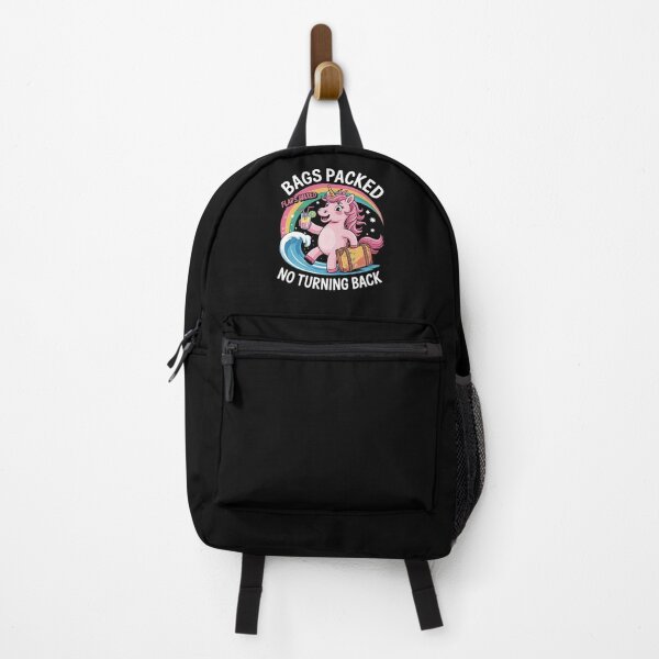 Item preview, Bags Packed Flaps Waxed No Turning Back Unicorn Humor Summer  designed and sold by MathisBellanger.