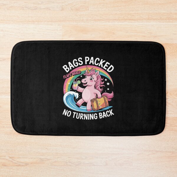 Item preview, Bags Packed Flaps Waxed No Turning Back Unicorn Humor Summer  designed and sold by MathisBellanger.