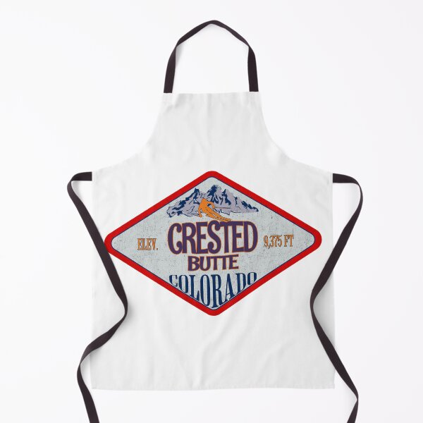 Item preview, Crested Butte Ski Resort, Colorado, Vintage skiing badge design designed and sold by Wanderful-roads.