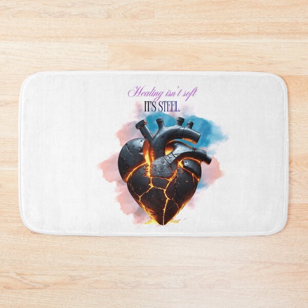 Item preview, Healing Is Made Of Steel healing journey designed and sold by SloganSauce.