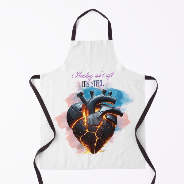 Item preview, Healing Is Made Of Steel healing journey designed and sold by SloganSauce.