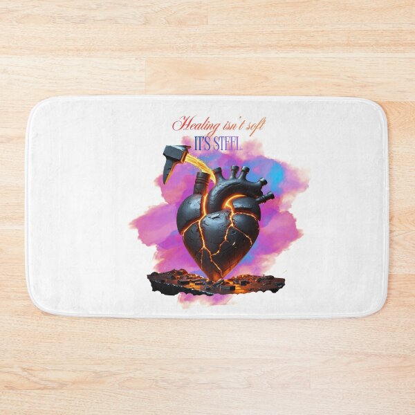 Item preview, Healing Is Made Of Steel resilience art designed and sold by SloganSauce.