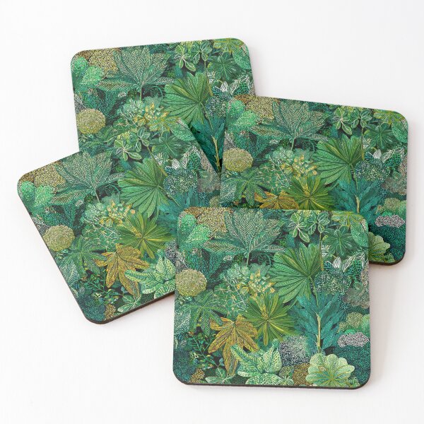 Item preview, Leafy Tropical Paradise Landscape designed and sold by Neika Shimm Designs.