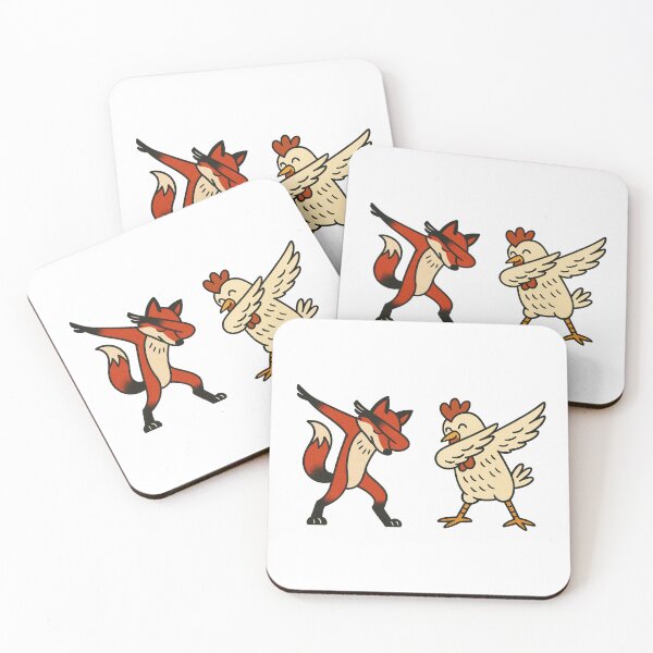 Item preview, Fox and Chicken Dab designed and sold by SteadyRolling.