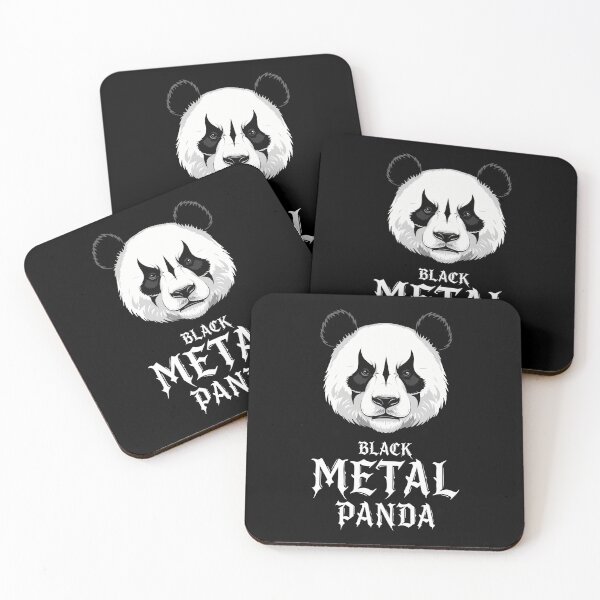 Item preview, Black Metal Panda – Frozen Spirit of the North designed and sold by Robert "Hellfish" Fonseca.
