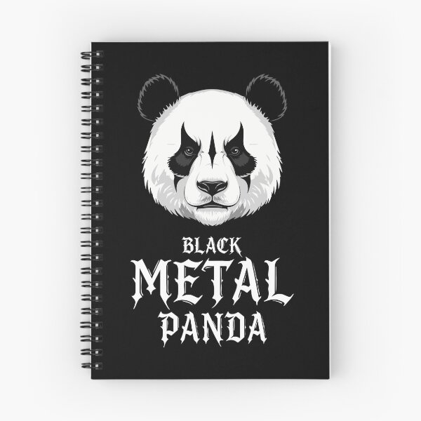 Item preview, Black Metal Panda – Frozen Spirit of the North designed and sold by Robert "Hellfish" Fonseca.