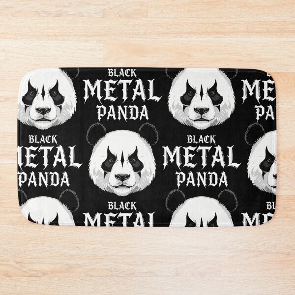 Item preview, Black Metal Panda – Frozen Spirit of the North designed and sold by Robert "Hellfish" Fonseca.