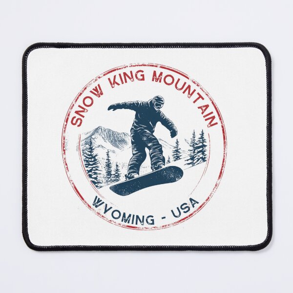 Item preview, Snow King Mountain - Wyoming designed and sold by GoodOldVintage.