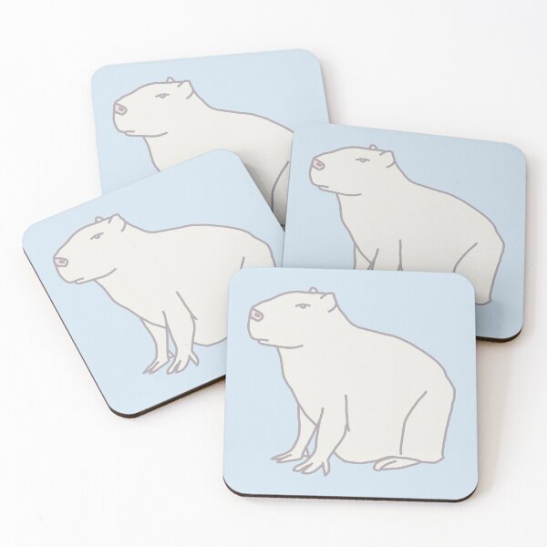 Item preview, Capybara White designed and sold by ellenhenry.