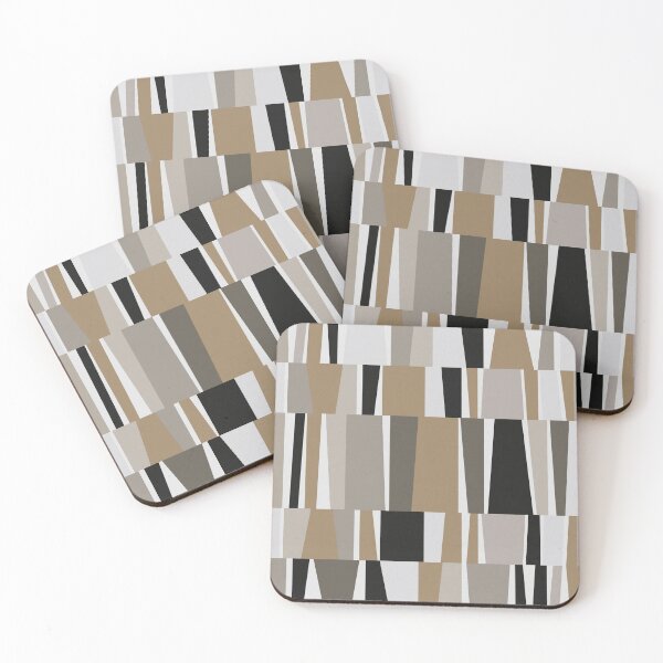 Item preview, Retro Geometric Brown Caramel Shapes designed and sold by Petra Lang.