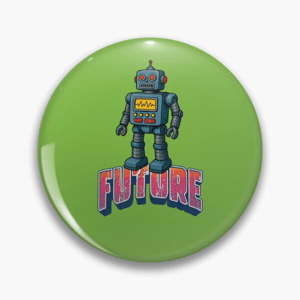 Item preview, A VINTAGE ROBOT WITH THE WRITTEN FUTURE designed and sold by infinitearte.