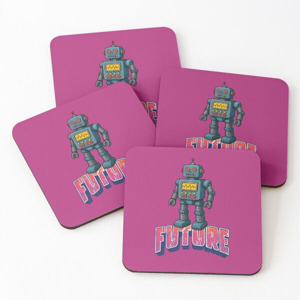 Item preview, A VINTAGE ROBOT WITH THE WRITTEN FUTURE designed and sold by infinitearte.
