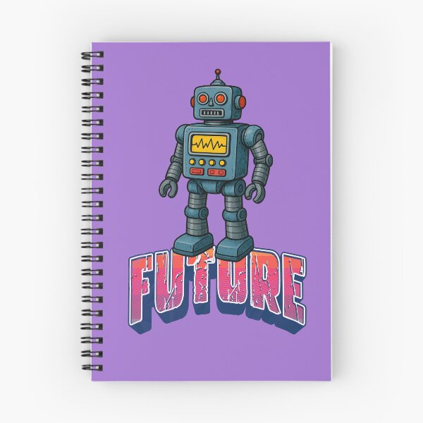 Item preview, A VINTAGE ROBOT WITH THE WRITTEN FUTURE designed and sold by infinitearte.