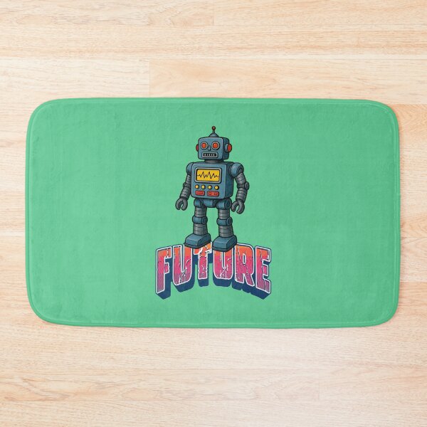 Item preview, A VINTAGE ROBOT WITH THE WRITTEN FUTURE designed and sold by infinitearte.