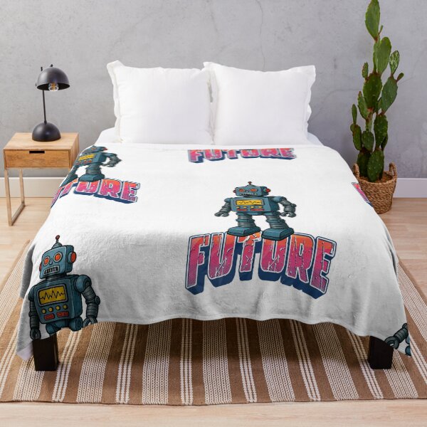 Item preview, A VINTAGE ROBOT WITH THE WRITTEN FUTURE designed and sold by infinitearte.