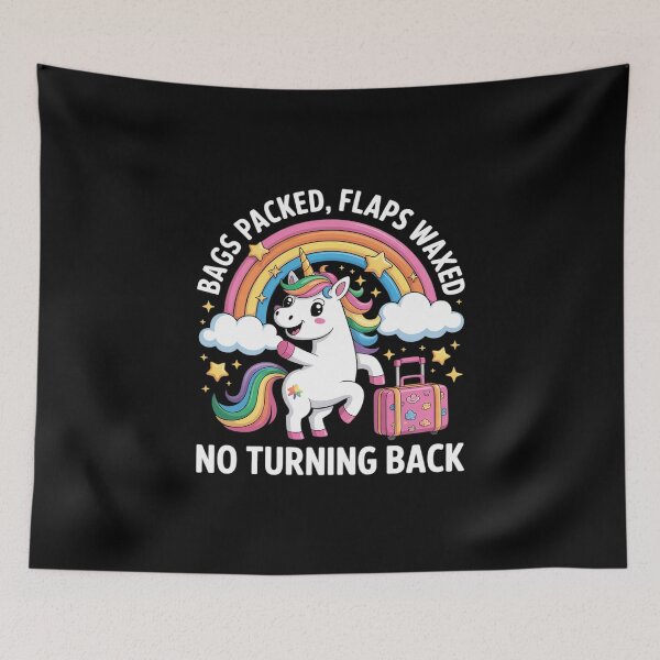 Item preview, Bags Packed Unicorn Inappropriate Vacation  designed and sold by MathisBellanger.
