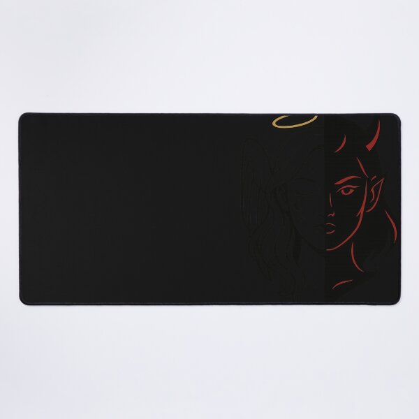 Item preview, Angel and Devil rivalry | Upside Down Inspired Supernatural Aesthetic | Retro Dark Art T-Shirt Sticker Phone Case designed and sold by zevorgue.