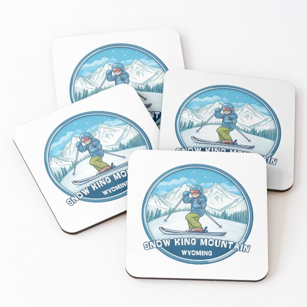 Item preview, Snow King Mountain - Wyoming  designed and sold by GoodOldVintage.