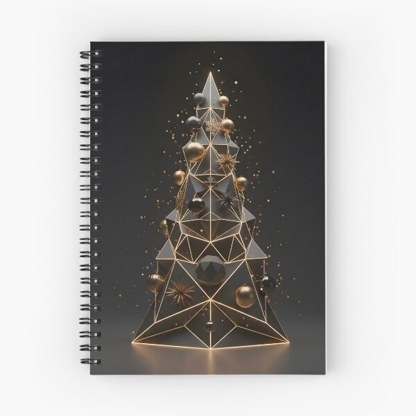 Aperçu de l'œuvre Ornement de Noël Céleste Noir et Or — Art de Noël Minimaliste de Luxe créée et vendue par DarkScorpio.