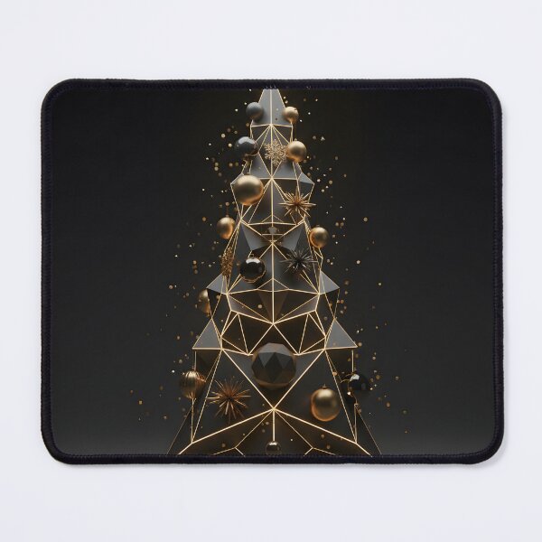 Item preview, Black & Gold Celestial Christmas Ornament — Luxury Minimalist Holiday Art designed and sold by DarkScorpio.