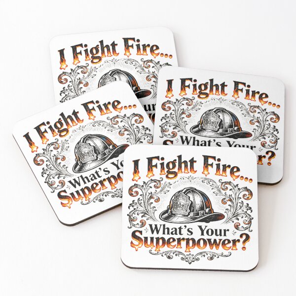 Item preview, I Fight Fire... What's Your Superpower? designed and sold by Dxvect.