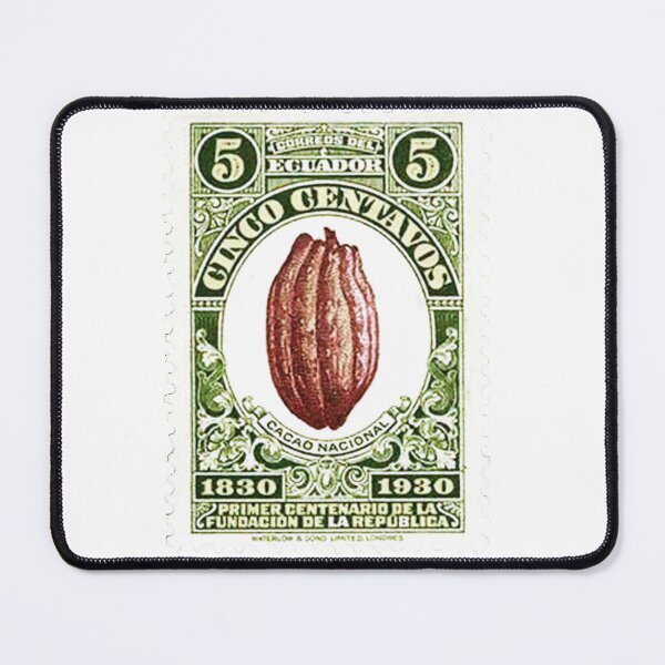 Item preview, Ecuadorian Ecuador Cacao Vintage Postage Stamp designed and sold by red-amber65.
