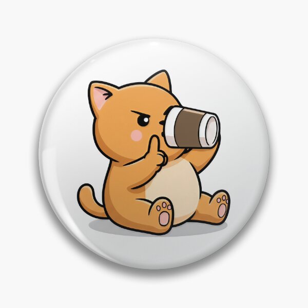 Item preview, Kawaii Coffee Cat Cute Cartoon designed and sold by SolviaStudio.
