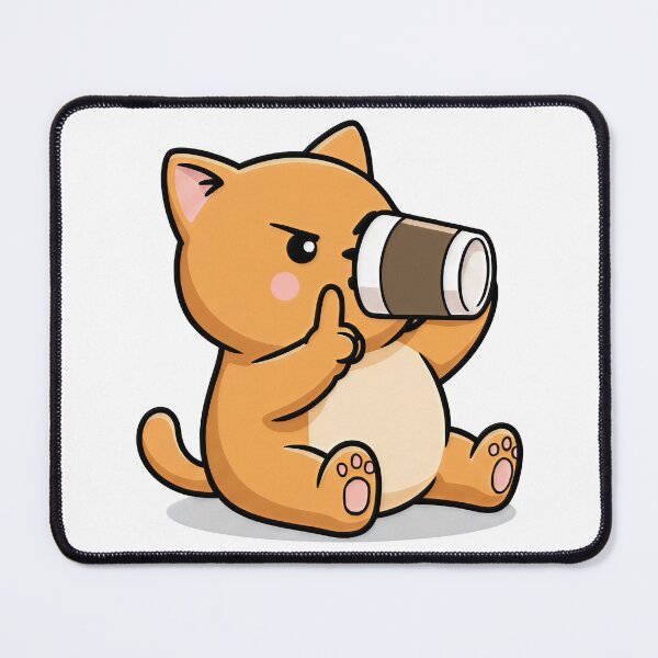 Item preview, Kawaii Coffee Cat Cute Cartoon designed and sold by SolviaStudio.